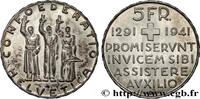 SWITZERLAND 5 Francs 650e anniversaire de la confédération SWITZERLAND Berne 1941 (31mm, 15g, 6h) -