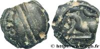 FRANCE Potin à la grosse tête casquée GALLIA BELGICA - SEQUANI (Area of Besançon) Ier siècle avant J.-C. (19,5mm, 5,25g, 9h) -