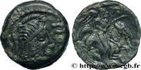 FRANCE Bronze PIXTILOS classe VII au cavalier GALLIA - CARNUTES (Beauce area) Chartres (28) c. 40-30 AC. (16mm, 3,32g, 12h) -
