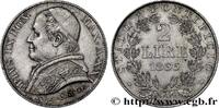 ITALY - PAPAL STATES - PIUS IX (Giovanni Maria Mas 2 Lire an XXI ITALY - PAPAL STATES - PIUS IX (Giovanni Maria Mastai Ferretti) Rome 1866 (27,5mm, 10,00g, h) -