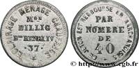 COMPANIES, INDUSTRIES AND MISCELLANEOUS TRADES Jeton - Maison Billig COMPANIES, INDUSTRIES AND MISCELLANEOUS TRADES Paris n.d. (19mm, 1,50g, 6h) -