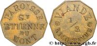 NECESSITY (EMERGENCY COINS AND JETONS OR TOKENS OF 1/2 kilogramme de viande - Paroisse Saint Etienne NECESSITY (EMERGENCY COINS AND JETONS OR TOKENS OF ) MISCELLANEOUS TOPICS Paris n.d. (29mm, 4,64g, 12h) -