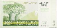MADAGASCAR 10000 Francs - 2000 Ariary Commémoratif MADAGASCAR 10000 Francs - 2000 Ariary Commémoratif 2007 UNC -