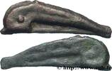Classic 1 (480 BC to 400 BC) Dauphin SARMATIA - OLBIA Olbia, Thrace c. 500-400 AC. (30,5mm, 2,42g, h) -