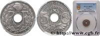 FRANCE 5 centimes Lindauer, petit module III REPUBLIC Poissy 1923 (17mm, 2g, 6h) -