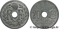 FRANCE 20 centimes Lindauer PROVISIONAL GOVERNEMENT OF THE FRENCH REPUBLIC 1946 (24mm, 3,11g, 6h) -