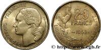 FRANCE 20 francs G. Guiraud IV REPUBLIC 1953 (23,5mm, 4,06g, 6h) -