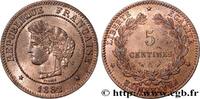 FRANCE 5 centimes Cérès III REPUBLIC Paris 1882 (25mm, 4,99g, 6h) -
