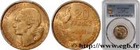 FRANCE 20 francs G. Guiraud IV REPUBLIC Beaumont-Le-Roger 1951 (23,5mm, 4g, 6h) -