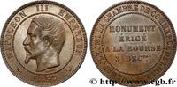 FRANCE Module de dix centimes, Visite à la chambre de com SECOND EMPIRE Lille 1854 (30mm, 10,06g, 12h) -