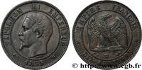 FRANCE Dix centimes Napoléon III, tête nue SECOND EMPIRE Lille 1855 (30,21mm, 9,83g, 6h) -
