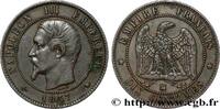 FRANCE Dix centimes Napoléon III, tête nue SECOND EMPIRE Marseille 1857 (30mm, 9,89g, 6h) -