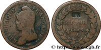 FRANCE Un décime Dupré, modification du 2 décimes DIRECTOIRE Paris 1797 (31mm, 18,88g, 6h) -