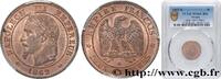 FRANCE Deux centimes Napoléon III, tête laurée SECOND EMPIRE Bordeaux 1862 (20mm, 2g, 6h) -
