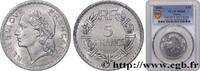 FRANCE 5 francs Lavrillier, aluminium, 9 ouvert PROVISIONAL GOVERNEMENT OF THE FRENCH REPUBLIC 1945 (31,12mm, g, 6h) -