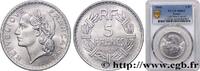 FRANCE 5 francs Lavrillier, aluminium, 9 ouvert IV REPUBLIC 1948 (31,05mm, g, 6h) -