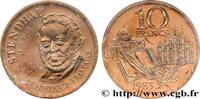 FRANCE Essai de 10 francs Stendhal V REPUBLIC Pessac 1983 (26mm, 10g, 6h) -
