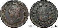FRANCE Un décime Dupré, grand module CONSULATE Metz/Paris 1800 (32mm, 18,46g, 6h) -