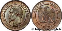 FRANCE Dix centimes Napoléon III, tête nue SECOND EMPIRE Lille 1854 (30mm, 9,91g, 6h) -