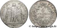 FRANCE 5 francs Union et Force, Union serré, avec glands CONSULATE Marseille 1802 (37mm, 24,61g, 6h) -