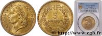 FRANCE 5 francs Lavrillier, bronze-aluminium PROVISIONAL GOVERNEMENT OF THE FRENCH REPUBLIC Castelsarrasin 1945 (31mm, 12g, 6h) -