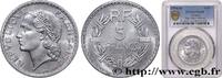 FRANCE 5 francs Lavrillier, aluminium PROVISIONAL GOVERNEMENT OF THE FRENCH REPUBLIC Beaumont-Le-Roger 1946 (31,04mm, g, 6h) -