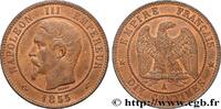 FRANCE Dix centimes Napoléon III, tête nue SECOND EMPIRE Paris 1855 (30mm, 9,98g, 6h) -