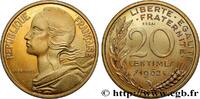 FRANCE Essai de 20 centimes Marianne V REPUBLIC Paris 1962 (23,5mm, 3,97g, 6h) -