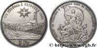 SWITZERLAND 5 Francs, monnaie de Tir, Fribourg SWITZERLAND 1881 (37mm, 25,00g, 6h) -