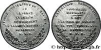 FRANCE Médaille, Réunion de l’Assemblée constituante du 4 DEUXIÈME RÉPUBLIQUE 75 - Paris 1848 (48mm, 36,54g, 12h) -