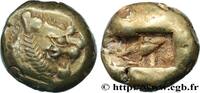 Archaïc 1 (650 BC to 550 BC) Trité d’électrum LYDIA - LYDIAN KINGDOM Lydie, Sardes c. 610-550 AC. (11,5mm, 4,73g, -h) -