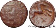 FRANCE Bronze au cheval et à la croix tréflée, BN 8427 AMBIANI (Area of Amiens) Amiens (80) c. 60-50 AC. (17mm, 2,16g, 9h) -