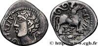 FRANCE Denier ATEVLA / VLATOS, classe Ia GALLIA BELGICA - REMI (Area of Reims) Reims (51) c. 60-30 AC. (15mm, 1,55g, 6h) -