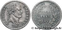 FRANCE Demi-franc Napoléon Ier tête laurée, République fr PREMIER EMPIRE / FIRST FRENCH EMPIRE Strasbourg 1808 (18mm, 2,41g, 6h) -