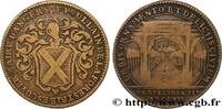 FRANCE François Poullain, maire d’Angers MAIRIE D’ANGERS 1707 (28mm, 5,7g, 6h) -