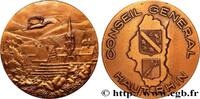FRANCE Médaille, Conseil général du Haut-Rhin CONSEIL GÉNÉRAL, DÉPARTEMENTAL OU MUNICIPAL - CONSEILLERS n.d. (49,5mm, 70,32g, 12h) -