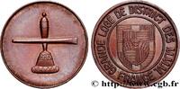 FRANCE Médaille, Grand Loge de district, Mixte Memphis-Mi FRANC - MAÇONNERIE n.d. (25,5mm, 8,03g, 12h) -
