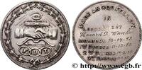 FRANCE Médaille, Loge n°247 FRANC - MAÇONNERIE 1958 (35mm, 13,08g, 12h) -