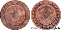 FRANCE Médaille, 50e anniversaire de la Loge de Buffalo, FRANC - MAÇONNERIE 1905 (31,5mm, 12,27g, 12h) -