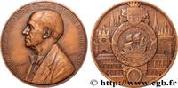FRANCE Médaille, Henri-Louis Rocher MÉDECINE - SOCIÉTÉS MÉDICALES - MÉDECINS/CHIRURGIENS - ASSISTANCE PUBLIQUE 1945 (71,5mm, 167,46g, 12h) -