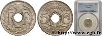 FRANCE 5 centimes Lindauer, grand module III REPUBLIC Paris 1918 (19mm, 3g, 6h) -