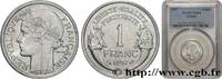 FRANCE 1 franc Morlon, légère IV REPUBLIC 1957 (23mm, 1,30g, 6h) -