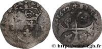 FRANCE Douzain, à la croix cantonnée de deux lis et de de LOUIS XIII s.l. 1622 (20,5mm, 1,58g, 6h) -
