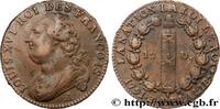 FRANCE 12 deniers dit au faisceau, type FRANÇOIS LOUIS XVI Paris 1791 (28,5mm, 10,82g, 6h) -