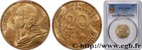 FRANCE 20 centimes Marianne V REPUBLIC Paris 1963 (23,5mm, 4g, 6h) -