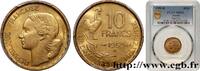 FRANCE 10 francs Guiraud IV REPUBLIC Beaumont-Le-Roger 1953 (20mm, 3g, 6h) -