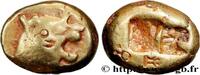 Archaïc 1 (650 BC to 550 BC) Trité d’électrum LYDIA - LYDIAN KINGDOM Lydie, Sardes c. 610-550 AC. (10,5mm, 4,67g, -h) -