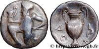 Classic 2 (400 BC to 350 BC) Trihemiobole THRACE - THRACIAN ISLANDS - THASOS Thasos, Thrace c. 404-355 AC. (11,5mm, 0,73g, 9h) -