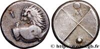 Classic 2 (400 BC to 350 BC) Hemidrachme ou tetrobole THRACE - THRACIAN CHERSONESE - CHERRONESOS Cardia, Thrace c. 350 AC. (13mm, 2,33g, 7h) -