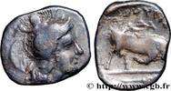 Hellenistic 1 (323 BC to 188 BC) Triobole LUCANIA - THOURIOI Thurium, Lucanie c. 430-410 AC. (12mm, 1,20g, 9h) -